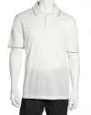 Alfani Solid White Pure Polo Shirt