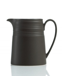 Elegance comes easy with the Fair Harbor creamer. Durable stoneware in a warm mocha hue is half glazed, half matte and totally timeless. Elegance comes easy with the Fair Harbor creamer. Durable stoneware in a warm mocha hue is half glazed, half matte and totally timeless.