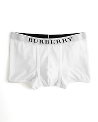 Underwear briefs with contrasting Burberry logo across elastic waistband.