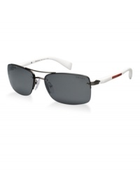 The high-performance distinctive Red Stripe logo of Prada Linea Rossa is a lifestyle sunwear collection created for the fashion-forward consumer. For those who wear sunglasses for competitive and noncompetitive sports and leisure, Prada Linea Rossa unites both active and leisure lifestyles in an eyewear collection, while holding fast to the unmistakable Prada style. The high-performance distinctive Red Stripe logo of Prada Linea Rossa is a lifestyle sunwear collection created for the fashion-forward consumer. For those who wear sunglasses for competitive and noncompetitive sports and leisure, Prada Linea Rossa unites both active and leisure lifestyles in an eyewear collection, while holding fast to the unmistakable Prada style.