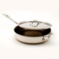 Copper Core 2 Quart Covered Sautee - Designed to meet the demands of professional chefs, All-Clad continues to be the choice in four star kitchens throughout the world. The copper core at the center of each piece guarantees maximum and even heat conductivity, while the stick-resistant stainless steel cooking surface is a joy to use. Copper Core 2 Quart Covered Sautee - Designed to meet the demands of professional chefs, All-Clad continues to be the choice in four star kitchens throughout the world. The copper core at the center of each piece guarantees maximum and even heat conductivity, while the stick-resistant stainless steel cooking surface is a joy to use.
