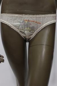 Stella McCartney womens new york with love tourist knit panty Stella McCartney womens new york with love tourist knit panty