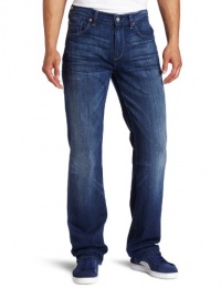 7 For All Mankind Men's Austyn Relaxed Straight Leg Jean in Paso Robles 7 For All Mankind Men's Austyn Relaxed Straight Leg Jean in Paso Robles
