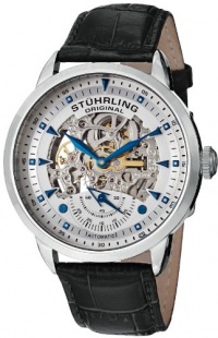 Stuhrling Original Men's 133.33152 Symphony Aristocrat Executive Automatic Skeleton Silverstone Dial Watch