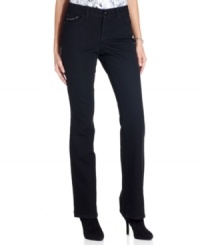 Style&co. Jeans gives this black bootcut denim a bright boost with shiny studded detail at the pockets. Style&co. Jeans gives this black bootcut denim a bright boost with shiny studded detail at the pockets.