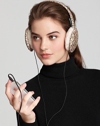 With sequins, speakers and fur, Lauren Ralph Lauren's tech compatible earmuffs will wrap you in style and sound. With sequins, speakers and fur, Lauren Ralph Lauren's tech compatible earmuffs will wrap you in style and sound.