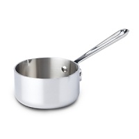 This new All-Clad Stainless Butter Warmer is ideally shaped for warming and pouring butter, syrup, or any type of sauce. Two side spouts make pouring easy and mess-free. This new All-Clad Stainless Butter Warmer is ideally shaped for warming and pouring butter, syrup, or any type of sauce. Two side spouts make pouring easy and mess-free.