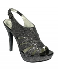 All-over glitter makes Style&co.'s Sierra evening sandals a stellar stand-out. All-over glitter makes Style&co.'s Sierra evening sandals a stellar stand-out.