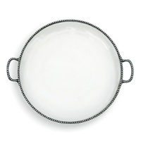 Arte Italica introduces the market's premier pewter and glass dinnerware collection. Mouth-blown glass is accented with a pewter beaded rim to create a look that is truly unique. Tesoro is a collection of dinnerware that sets a beautiful table. Arte Italica introduces the market's premier pewter and glass dinnerware collection. Mouth-blown glass is accented with a pewter beaded rim to create a look that is truly unique. Tesoro is a collection of dinnerware that sets a beautiful table.