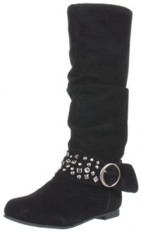 Steve Madden Jsonya Boot (Little Kid/Big Kid),Black Suede,4 M US Big Kid Steve Madden Jsonya Boot (Little Kid/Big Kid),Black Suede,4 M US Big Kid