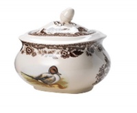Spode Woodland Snipe Covered Sugar Bowl Spode Woodland Snipe Covered Sugar Bowl