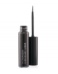 A rich color liquid eye liner that combines long-lasting wear with a non-smudge, non-flake precision line. Goes on effortlessly. Applies with its own brush to draw a perfectly defined line. Available in a wide range of classic and trend shades. A rich color liquid eye liner that combines long-lasting wear with a non-smudge, non-flake precision line. Goes on effortlessly. Applies with its own brush to draw a perfectly defined line. Available in a wide range of classic and trend shades.