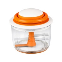 Boon Mush Manual Baby Food Processor, Tangerine Boon Mush Manual Baby Food Processor, Tangerine