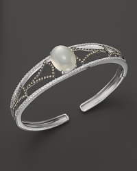Badgley Mischka Grey Moonstone And Diamond Cuff Badgley Mischka Grey Moonstone And Diamond Cuff