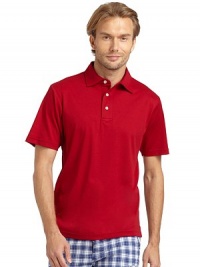 THE LOOKSmooth ice cotton designTreated and finished to be cool to the touchPolo collarFront button placketShort sleevesVented shirttail hemTHE MATERIALCottonCARE & ORIGINMachine washImportedThis item was originally available for purchase at Saks Fifth Avenue OFF 5TH stores. THE LOOKSmooth ice cotton designTreated and finished to be cool to the touchPolo collarFront button placketShort sleevesVented shirttail hemTHE MATERIALCottonCARE & ORIGINMachine washImportedThis item was originally available for purchase at Saks Fifth Avenue OFF 5TH stores.