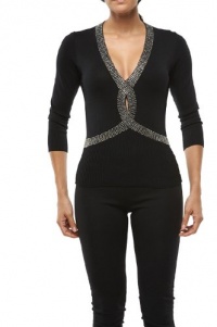 Roberto Cavalli - Stretchy Top Blouse Shirt Black Roberto Cavalli - Stretchy Top Blouse Shirt Black