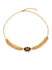 THE LOOKWire-wrapped smoky quartz accent 14 tcwMulti-chain detail14k goldfilled settingTHE MEASUREMENTWidth, about ¾Length, about 18ORIGINImported THE LOOKWire-wrapped smoky quartz accent 14 tcwMulti-chain detail14k goldfilled settingTHE MEASUREMENTWidth, about ¾Length, about 18ORIGINImported