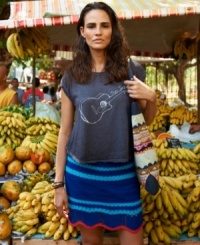 Inspired by the vibrant style of Brasil & a collaboration with Brasilian musician Seu Jorge, this RACHEL Rachel Roy crochet-striped mini skirt is perfect for injecting fun, colorful energy into your summer wardrobe! Inspired by the vibrant style of Brasil & a collaboration with Brasilian musician Seu Jorge, this RACHEL Rachel Roy crochet-striped mini skirt is perfect for injecting fun, colorful energy into your summer wardrobe!