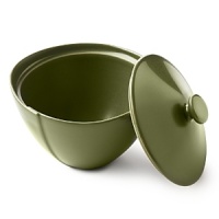 Borrowing from nature, this covered sugar bowl has a highly glossed surface and unusual contours, creating an interesting silhouette - a DVF signature - on the table. Borrowing from nature, this covered sugar bowl has a highly glossed surface and unusual contours, creating an interesting silhouette - a DVF signature - on the table.