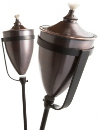 Strathwood Basics Bronze-Finish Yard Torch with Iron Stand, Set of 2 Strathwood Basics Bronze-Finish Yard Torch with Iron Stand, Set of 2