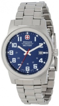 Wenger Swiss Military Men's 72908 Classic Field Blue Dial Steel Bracelet Military Watch Wenger Swiss Military Men's 72908 Classic Field Blue Dial Steel Bracelet Military Watch