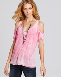 CHASER Tee - Cold Shoulder Tee CHASER Tee - Cold Shoulder Tee