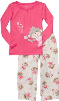 Carter's Toddler 2 Piece Fleece PJ Set - Fairy Monkey-2T Carter's Toddler 2 Piece Fleece PJ Set - Fairy Monkey-2T