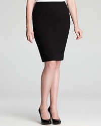 A workweek essential, this Eileen Fisher Plus pencil skirt touts a hint of stretch for a slimming, sleek silhouette. Polish it off with classic pumps and rise to new heights of office chic. A workweek essential, this Eileen Fisher Plus pencil skirt touts a hint of stretch for a slimming, sleek silhouette. Polish it off with classic pumps and rise to new heights of office chic.