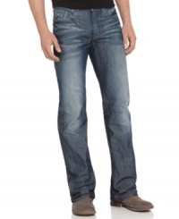 These ultra-cool Guess Jeans are the perfect fit for anywhere life takes you. These ultra-cool Guess Jeans are the perfect fit for anywhere life takes you.