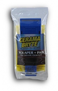 Cerama Bryte Scraper & Pad Combo