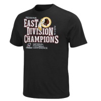 NFL Washington Redskins 2012 NFC East Division Champs Men's T-Shirt, Black NFL Washington Redskins 2012 NFC East Division Champs Men's T-Shirt, Black