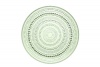 iittala Kastehelmi Dew Drop Round Glass Plate in Apple Green, 10-1/2-Inch Diameter