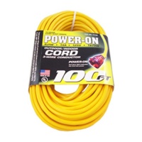 US Wire 74100 12/3 100-Feet SJTW Yellow Heavy-Duty Lighted Extension Cord US Wire 74100 12/3 100-Feet SJTW Yellow Heavy-Duty Lighted Extension Cord