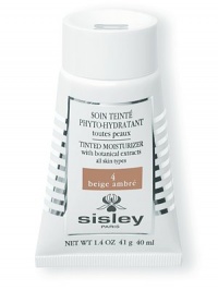 This soft, lightweight emulsion combines the performance of a skin care cream with the luminosity of a very natural makeup, for healthy, glowing radiance all day long. Plant-derived Glycerin and Mallow Extract provide long lasting hydration while Sunflower Oil, Phytosqualane and Plum oil nourish and soften skin for the ultimate comfort. Matifying powder absorbs excess sebum and preventw shiny skin, for a velvety finish. Smoothes fine lines and imperfections, too. 1.4 oz. This soft, lightweight emulsion combines the performance of a skin care cream with the luminosity of a very natural makeup, for healthy, glowing radiance all day long. Plant-derived Glycerin and Mallow Extract provide long lasting hydration while Sunflower Oil, Phytosqualane and Plum oil nourish and soften skin for the ultimate comfort. Matifying powder absorbs excess sebum and preventw shiny skin, for a velvety finish. Smoothes fine lines and imperfections, too. 1.4 oz.