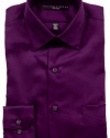 Geoffrey Beene Sateen Fitted Dress Shirt - Magenta