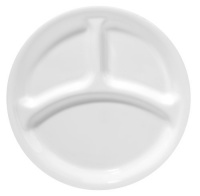 Corelle Livingware 10-1/4-Inch Divided Dish, Winter Frost White Corelle Livingware 10-1/4-Inch Divided Dish, Winter Frost White