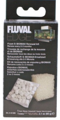 Fluval EDGE Foam & Biomax Filter Media Renewal Kit Fluval EDGE Foam & Biomax Filter Media Renewal Kit