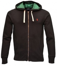 Polo Ralph Lauren Men's Classic Hoodie Plaid Hoody Sweatshirt-Black Polo Ralph Lauren Men's Classic Hoodie Plaid Hoody Sweatshirt-Black