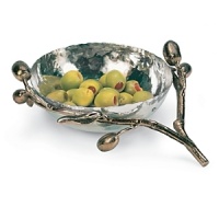 Inspired by the intricacies of form and texture found in foliage from around the world, Michael Aram's Olive Branch dish evokes a natural environment transformed and redefined. Inspired by the intricacies of form and texture found in foliage from around the world, Michael Aram's Olive Branch dish evokes a natural environment transformed and redefined.
