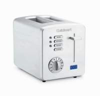 Cuisinart CPT-170 Brushed Stainless Steel 2-Slice Toaster with Countdown Timer