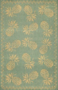 Thatcher Pineapple Aqua Indoor / Outdoor Rug Size: 7'10 x 9'10 Thatcher Pineapple Aqua Indoor / Outdoor Rug Size: 7'10 x 9'10