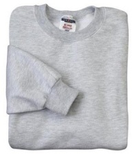 Jerzees Super Sweats Cotton/Poly Crewneck Fleece Sweatshirt - Black Jerzees Super Sweats Cotton/Poly Crewneck Fleece Sweatshirt - Black