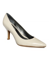 The Gracie Pumps from Alfani have more than just good looks! Special Step n Flex technology ensures that this classic pump is as comfortable as it is stylish. The Gracie Pumps from Alfani have more than just good looks! Special Step n Flex technology ensures that this classic pump is as comfortable as it is stylish.