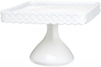 Rosanna Decor Bon Bon Footed Square Cake Stand White Rosanna Decor Bon Bon Footed Square Cake Stand White