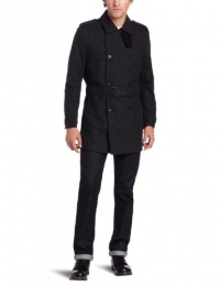 Calvin Klein Sportswear Men's Modern Wool Trench Coat, Zoltan Heather, Small Calvin Klein Sportswear Men's Modern Wool Trench Coat, Zoltan Heather, Small