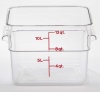 Camwear Polycarbonate Square Food Storage container, 12 Quart