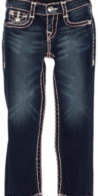 True Religion Girls 2-6x Girls Julie Pink With White Bartacks Super T Jean, Dynamite Pass, 4 True Religion Girls 2-6x Girls Julie Pink With White Bartacks Super T Jean, Dynamite Pass, 4