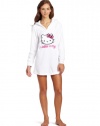 Hello Kitty Juniors Snuggly Embroidered Lounge Shirt