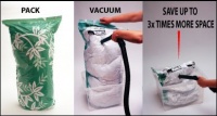 6-Piece BIG SIZE 3-Jumbo + 3 X-Large Cube(Gussett Bottom Space Saving Vacuum Bag Set