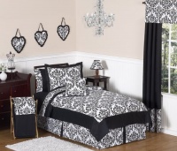 Black and White Isabella Childrens and Teen Bedding 3 pc Full / Queen Set by Sweet Jojo Designs Black and White Isabella Childrens and Teen Bedding 3 pc Full / Queen Set by Sweet Jojo Designs